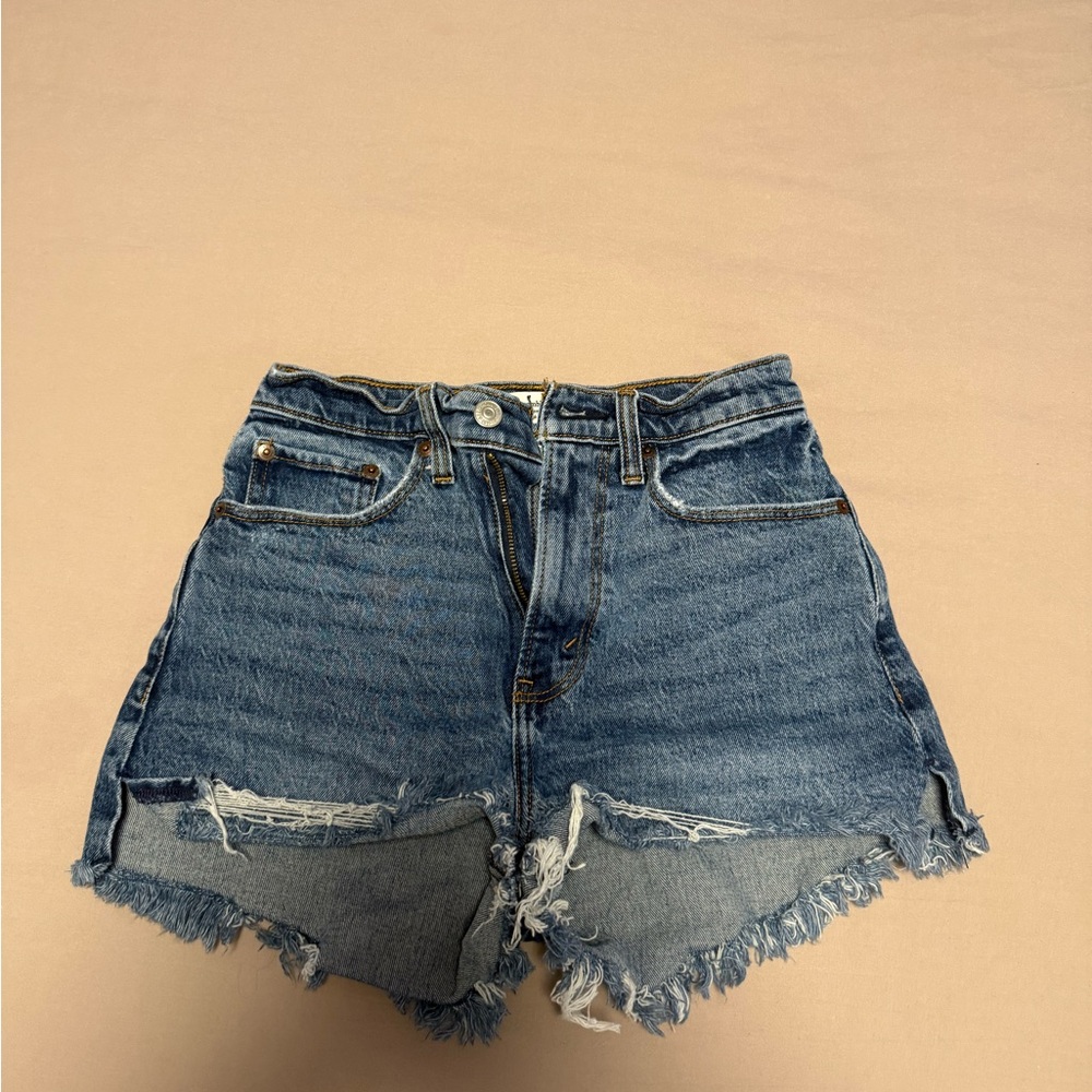 Abercrombie & Fitch Blue Jean Shorts